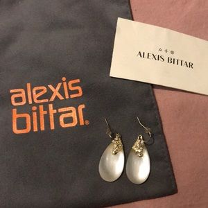 Alexis Bittar White Earrings